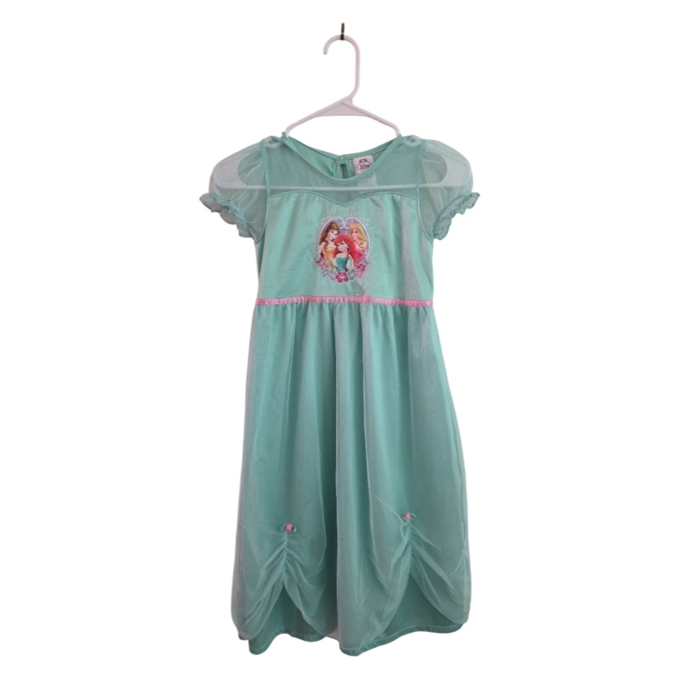 Disney Girls' Aqua Princess Dress, Size M